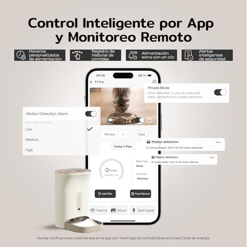 Thumbnail 5 de Distributeur Croquettes Chat 4,5L avec caméra HD