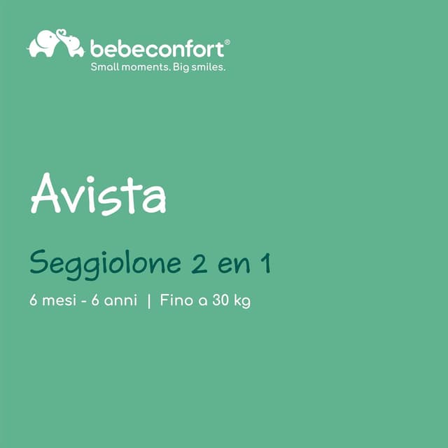 Detalle 2 de Bebèconfort Avista seggiolone pappa evolutivo 2 in 1 Mineral Green, trasformabile in sedia (da 6 mesi fino a 30 kg)