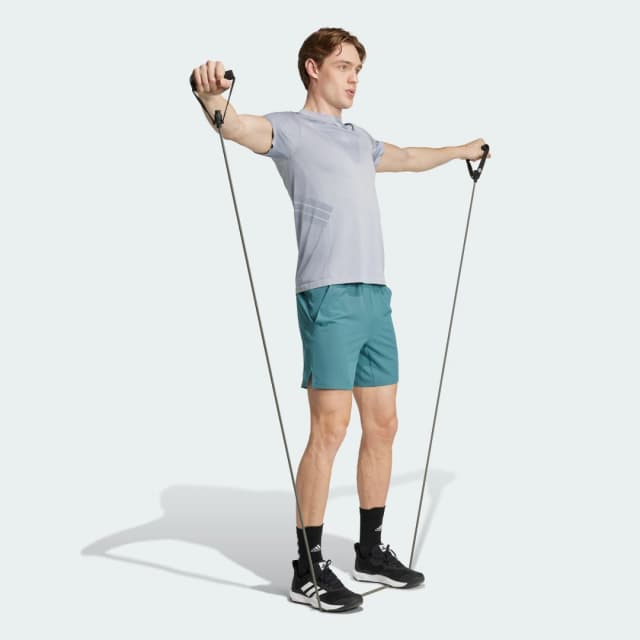 Thumbnail 2 de Adidas Pantalón corto Gym+ verde