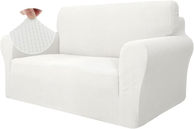 Imagen de Ystyle Copridivano Universale Bianco con Braccioli en OfertitasTOP