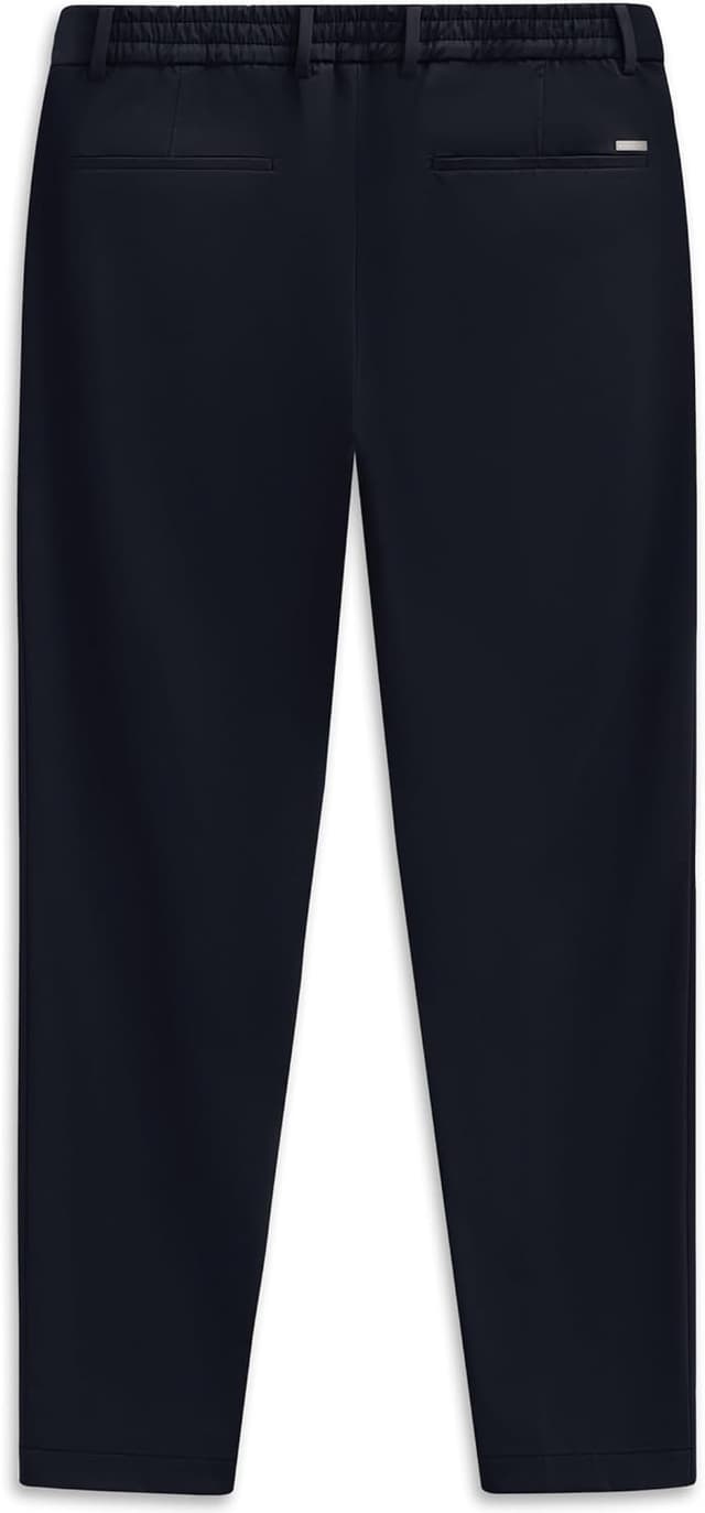 Detalle 2 de bugatti Herren Bundfaltenhose 1196-86842D – Tapered Fit Flexcity Performance Stretch mit Taschen