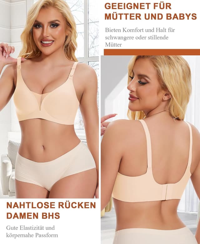 Thumbnail 3 de Jiuday Still BH ohne Bügel Große Brüste