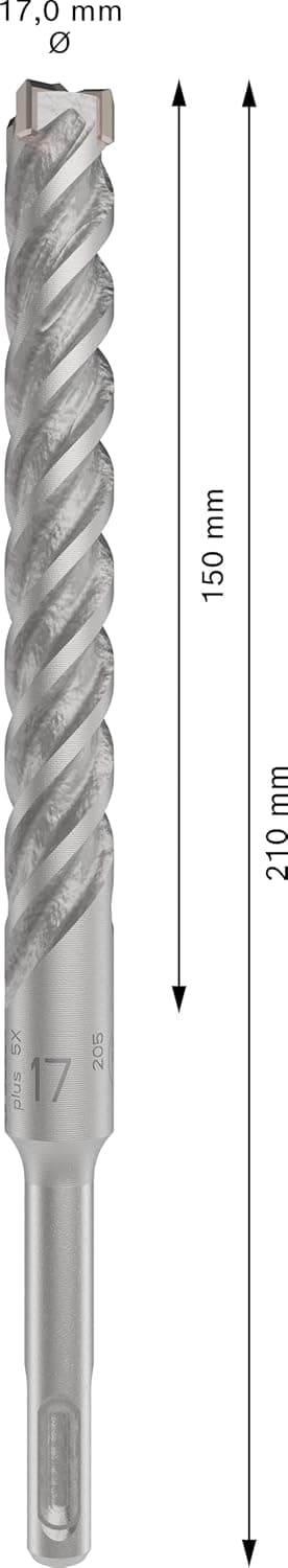 Detalle de Bosch Foret PRO SDS plus-5X Ø 17 mm pour béton et béton armé