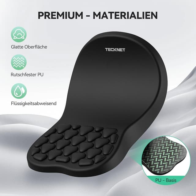 Thumbnail 5 de TECKNET Ergonomisches Mauspad 30 x 20 cm 🖱