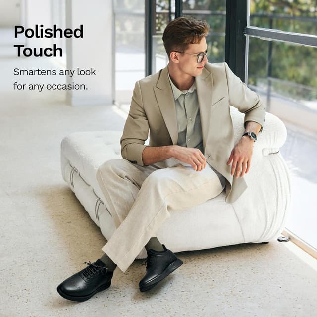 Thumbnail 6 de Bruno Marc MaxFlex Wingtip Dress Sneakers 👞