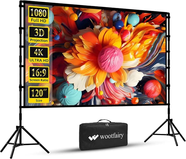Detalle de Wootfairy 120 inch projector screen