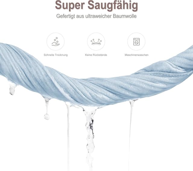 Detalle 2 de lulumoon Sabberlätzchen Musselin Dreieckstuch 👶