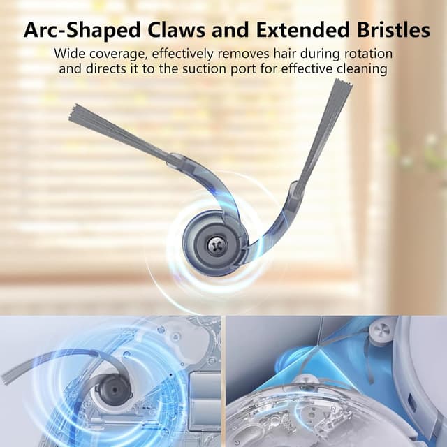 Detalle 2 de Yivy Confezione da 30 accessori di ricambio per Roborock Qrevo Curve/Curv/Curv S5X/Edge/Edge S5A/S5V e P20 Pro