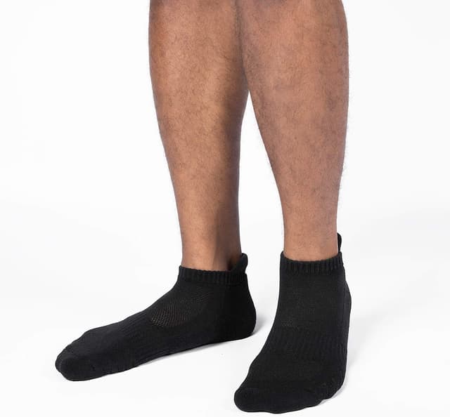 Detalle 2 de coskefy Sports Ankle Socks Thick Cushion Cotton (Low Cut) – 6 Pairs for Men & Women