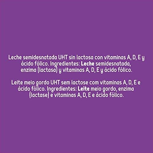 Thumbnail 7 de Kaiku Sin Lactosa leche semidesnatada UTH (pack 6 x 1 L) con vitaminas A, D y E y ácido fólico