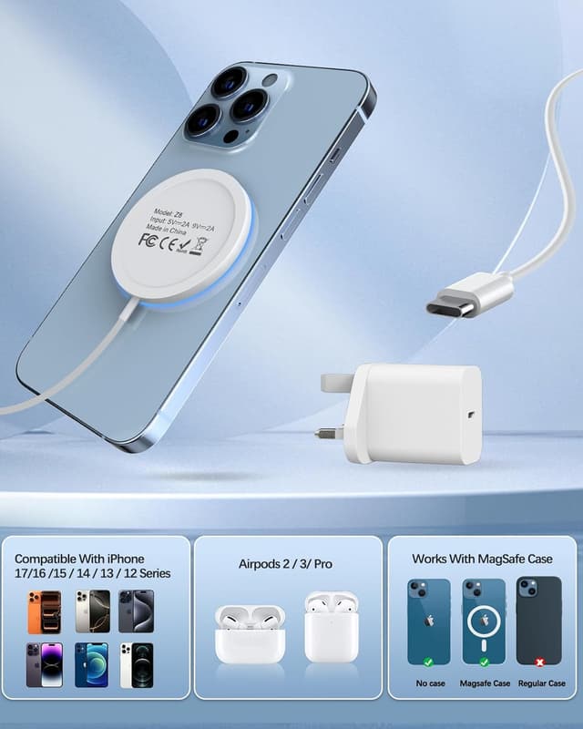 Thumbnail 4 de Magnetic Wireless Charger 20W MagSafe for iPhone & AirPods