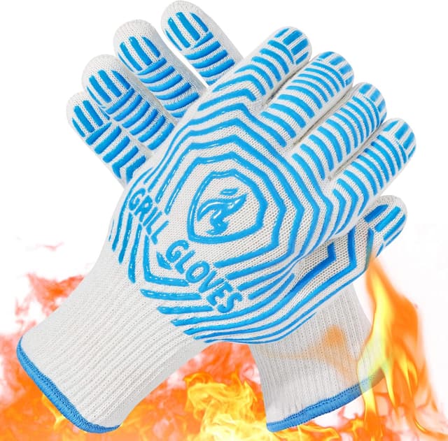 Imagen de QUWIN 1472℉ Heat Resistant BBQ Gloves en OfertitasTOP