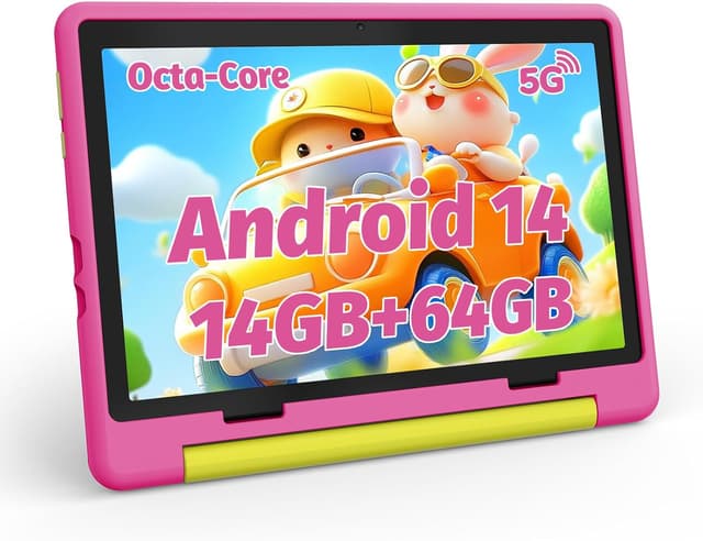 Detalle de MUISOO 10 Zoll Kinder Tablet Android 14 Grün