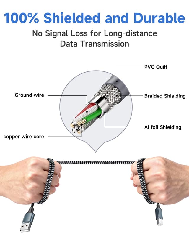 Thumbnail 6 de USB Druckerkabel 5M USB A auf USB B