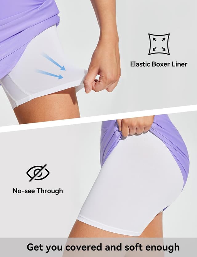 Thumbnail 2 de baleaf Women's 17" High-Waisted Swim Skirt Tummy Control