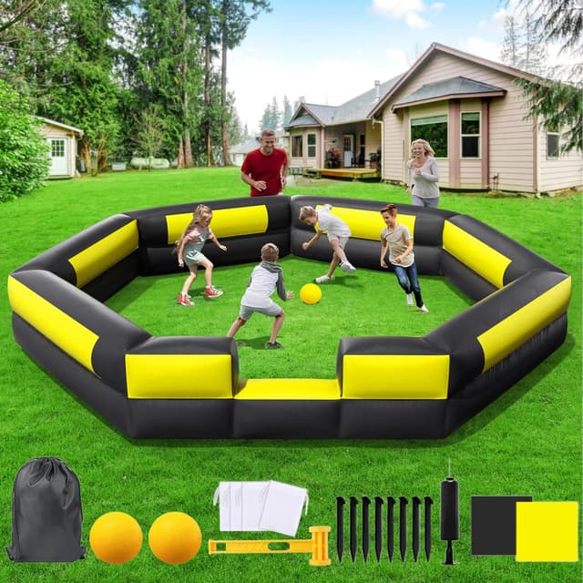 Detalle de Inflatable Gaga Ball Pit 15FT for Backyard Play