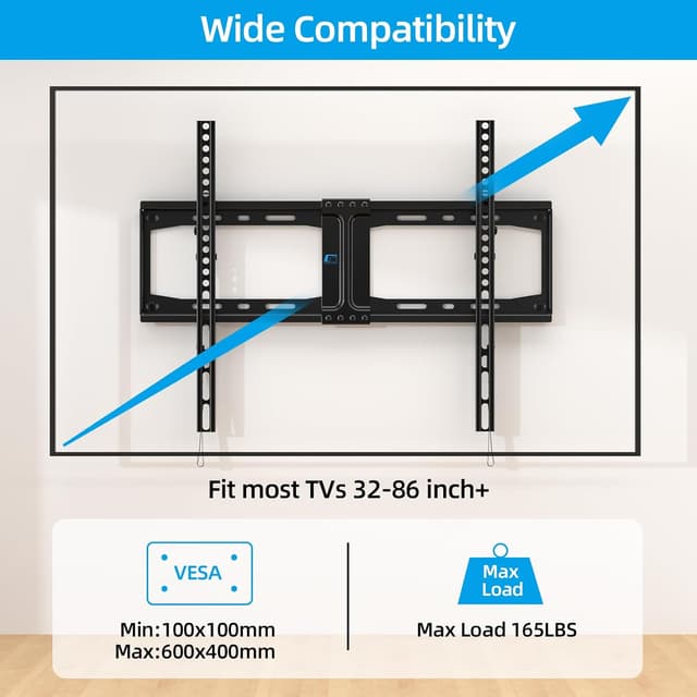 Detalle 2 de HOME VISION HV9601 75KG tilt TV mount