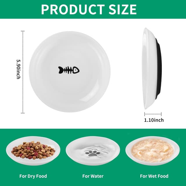 Thumbnail 1 de Katzennapf Keramik 6er Set 15 cm