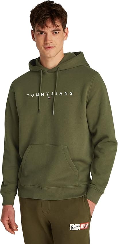 Thumbnail 3 de Tommy Jeans Sudadera con Capucha Logo Linear para Hombre 🖤