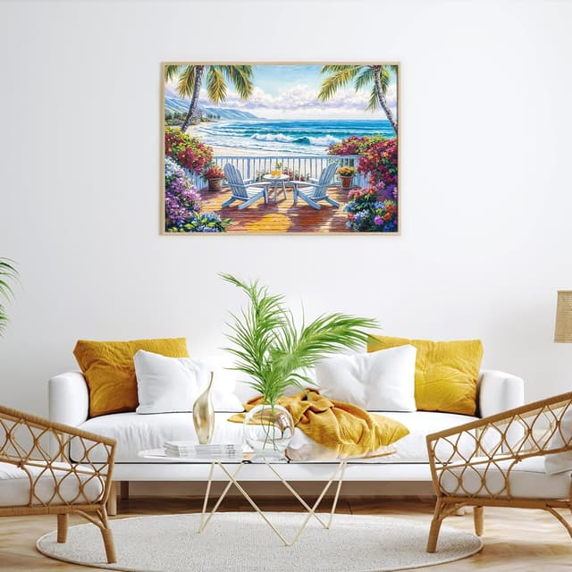 Detalle de Seaside Lifestyle 1000-Piece Jigsaw Puzzle for Adults – Coastal Beauty (Jigsaw Puzzles for Adults)