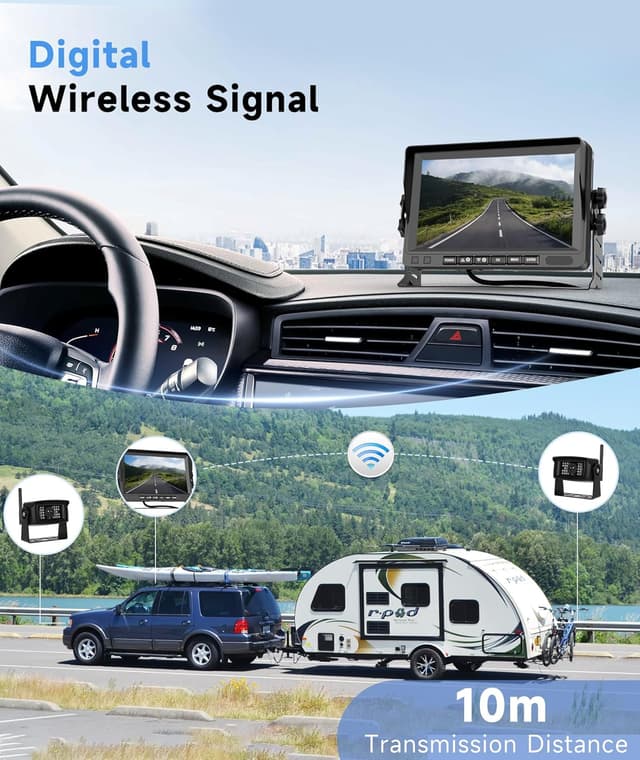 Detalle 2 de Rimoody Cámara Trasera 2 Cámaras Set