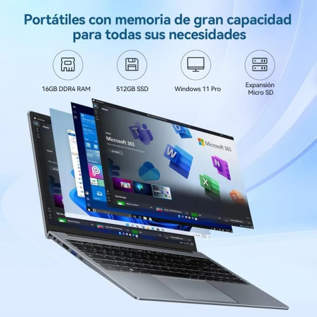 Detalle de Vanwin 16 Intel Alder Lake N95 portátil 15,6"
