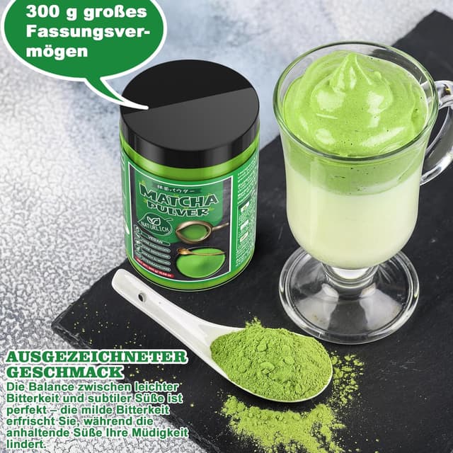 Detalle de Coffee Mate Matcha Pulver 300 g 🍵