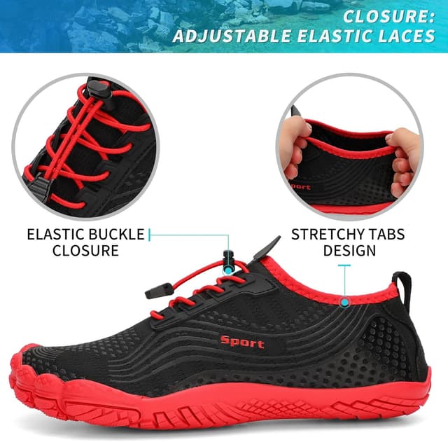 Detalle 2 de ZHR quick-dry aqua socks water shoes for women & men