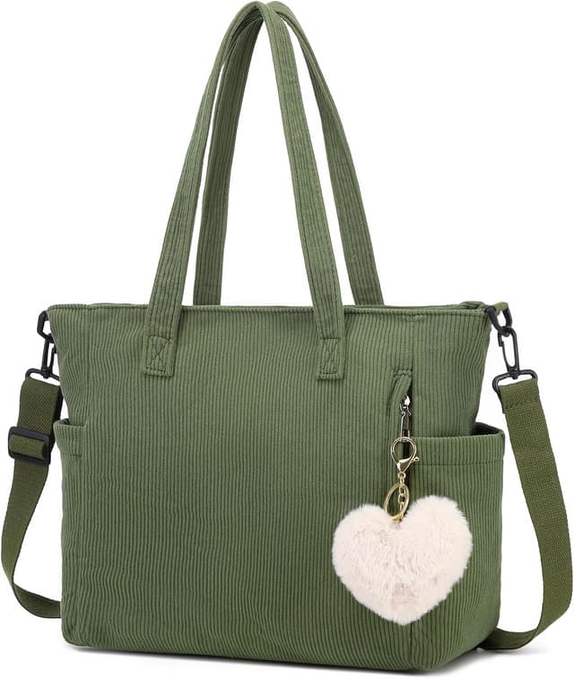 Detalle de Makukke Cord Tote Bag Schultertasche 39 cm