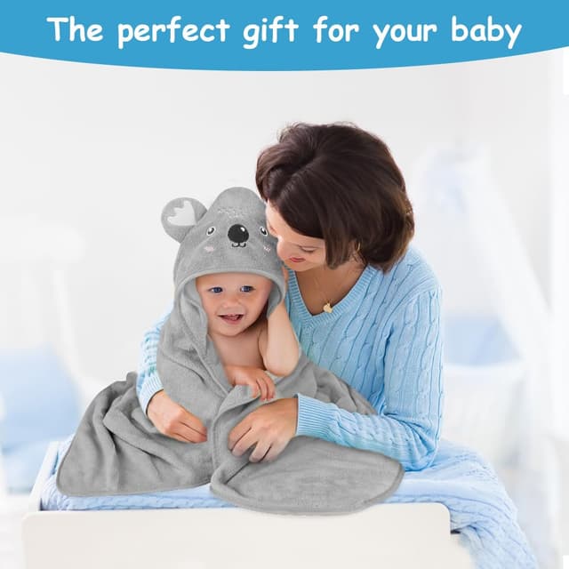 Thumbnail 4 de Aolso Kapuzenhandtuch Baby 80 x 80 cm