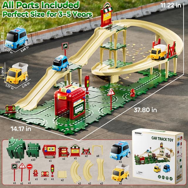 Thumbnail 5 de KIZONLY Puzzle Racer 4-Tier Track Set