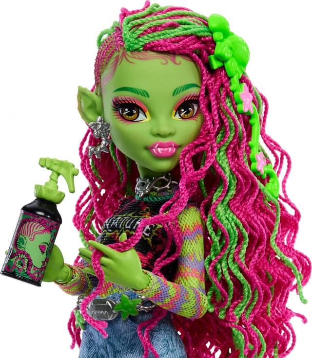 Detalle de Monster High Venus McFlytrap-Puppe HRP81