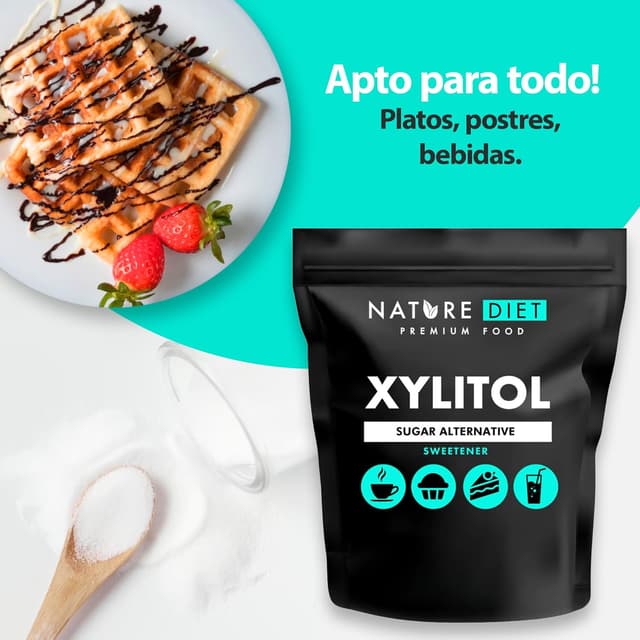 Thumbnail 5 de Nature Diet Xylitol 2 kg sustituto azúcar 🍫