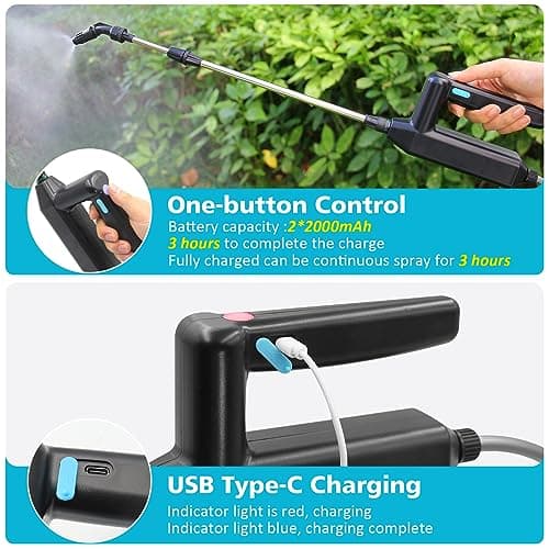 Thumbnail 4 de SYLSTAR Pulverizador eléctrico 5 m 🌱 con varilla telescópica