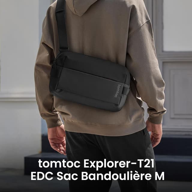 Detalle 2 de tomtoc 11 Pouces Sac bandoulière iPad