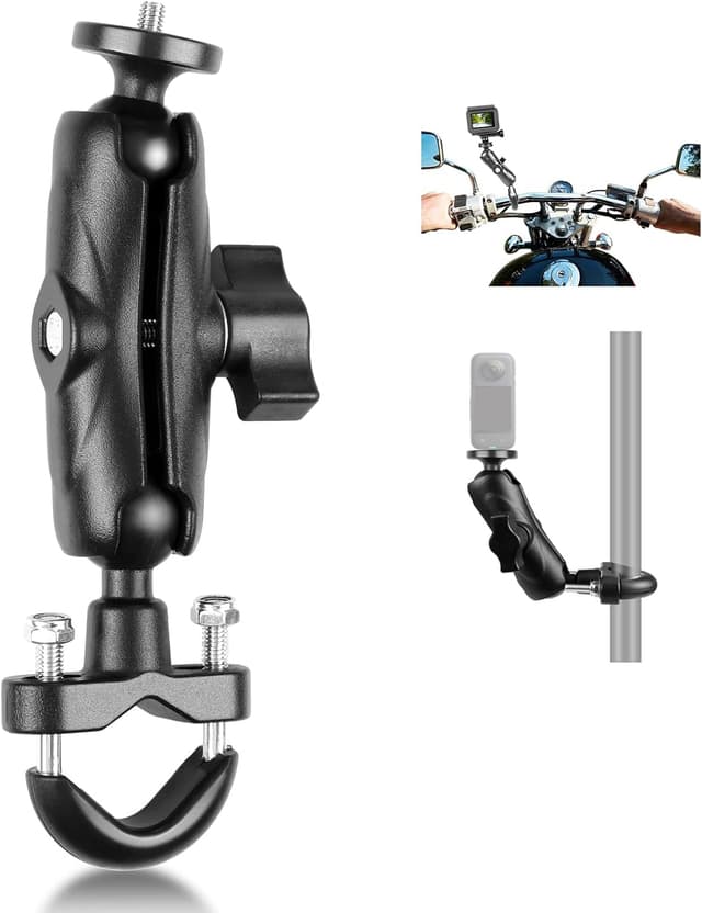 Imagen de PULUZ Motorrad-Lenkerhalterung fĂŒr Action-Kameras đ„ en OfertitasTOP