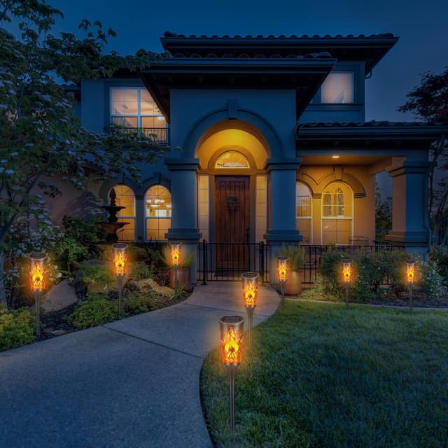 Detalle de Moxled Solarlampen für Außen 12 LEDs