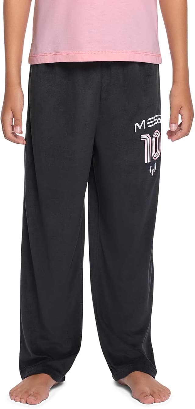 Detalle de Messi unisex-child Lifestyle Long Sleep Pant fleece pajama bottoms (sizes 4–18)