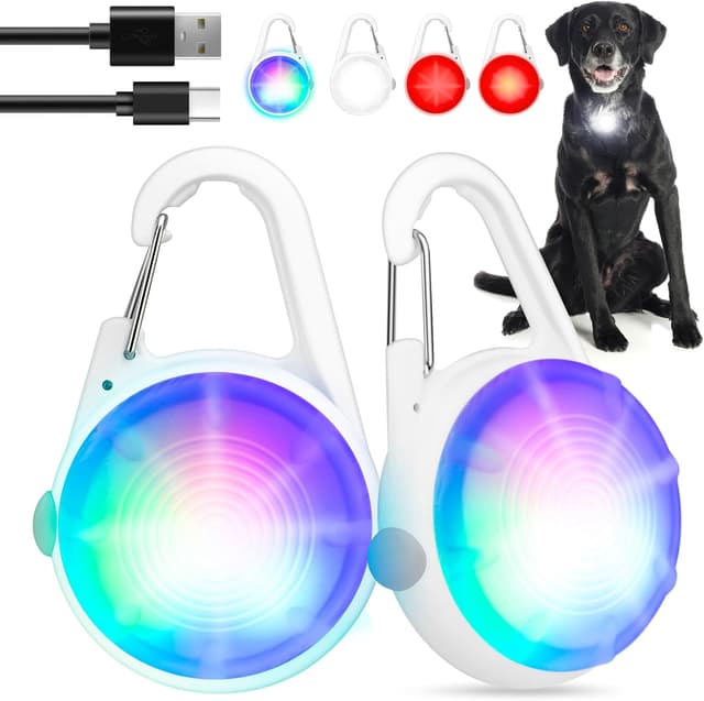 Imagen de Hund Lichter 2er-Pack 80LM für Nachtspaziergang en OfertitasTOP