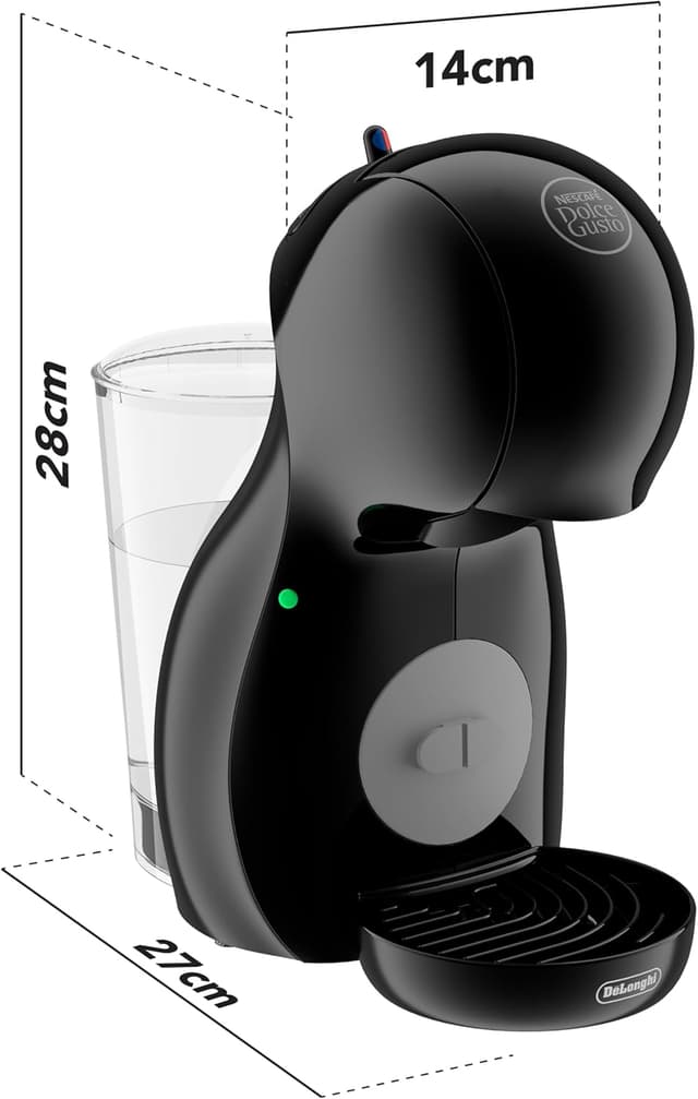 Detalle 2 de De’Longhi Nescafé Dolce Gusto Piccolo XS EDG210.BGY capsule coffee machine (compact) — hot & cold drinks