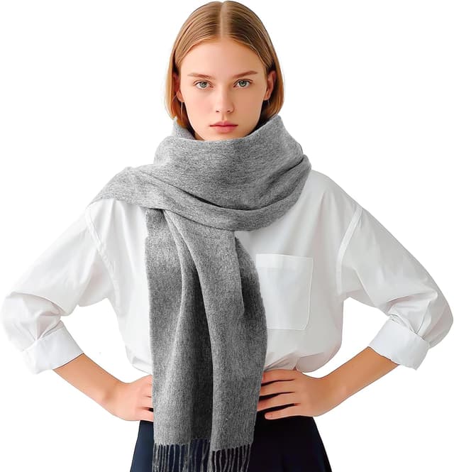 Thumbnail 6 de SoftSixant Cold Weather Wool Scarf 70.8" 🧣