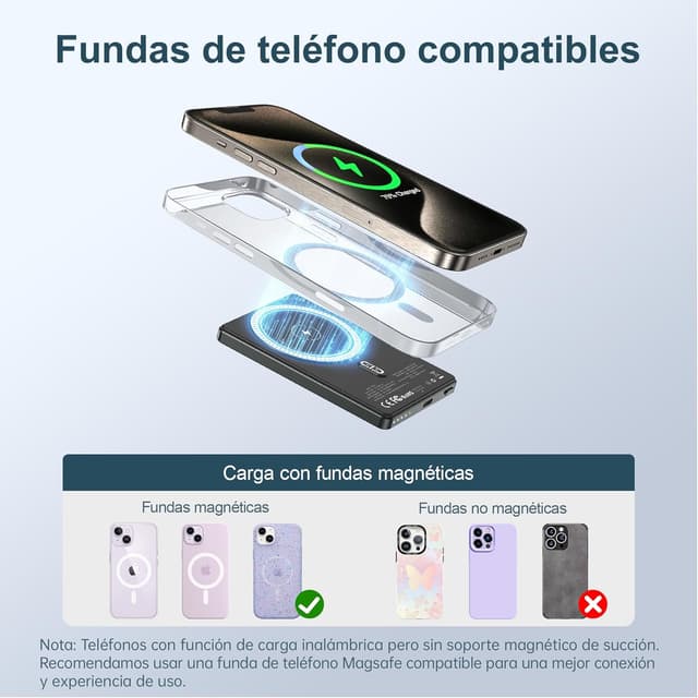 Thumbnail 5 de NOHON Power-Bank Magnética 5000mAh 20W