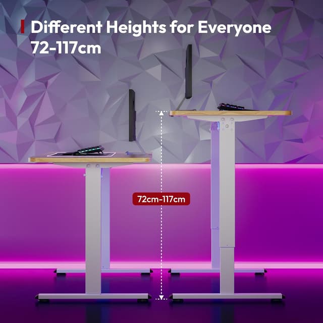 Thumbnail 3 de SANODESK QS-Gaming Escritorio Elevable 140x60