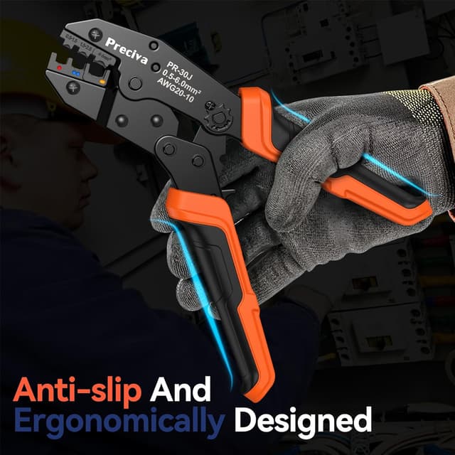 Detalle de Crimpzange Kabelschuhe Set für 370-teiliges Set