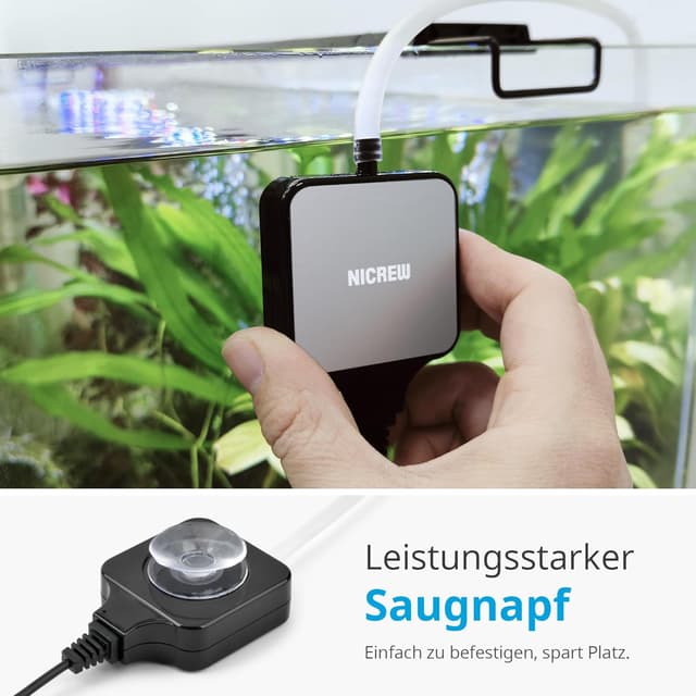Thumbnail 3 de NICREW Luftpumpe Nano Silent 18 L/h