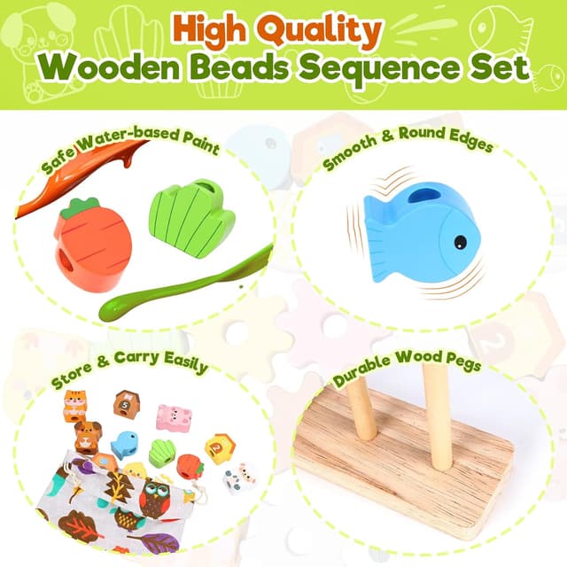 Thumbnail 4 de Montessori Spielzeug Lernspielset ab 18 Monaten