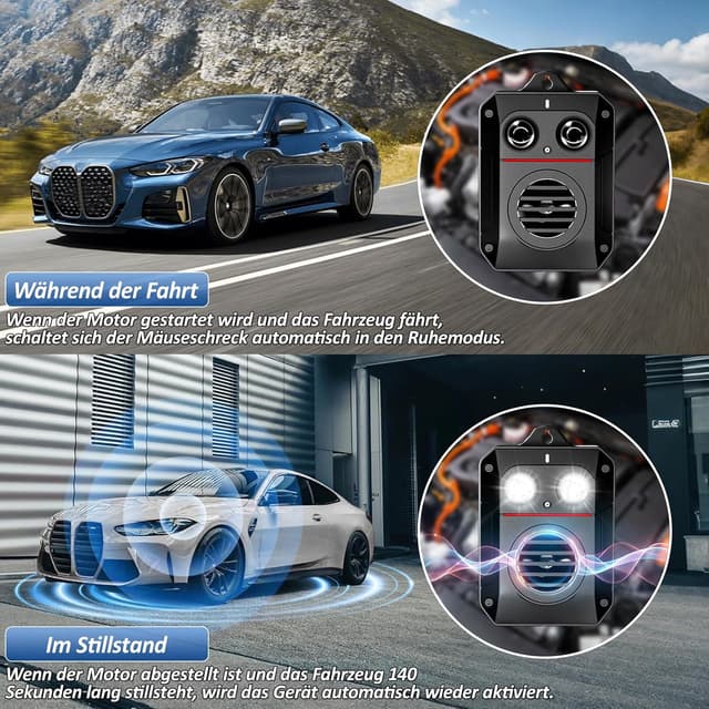 Thumbnail 2 de ADOGO Marderabwehr Ultraschall 200㎡