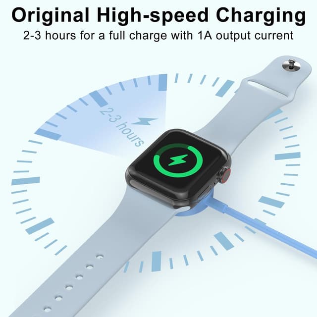 Detalle de Amasuki Verbessertes Apple Watch Ladekabel 1m