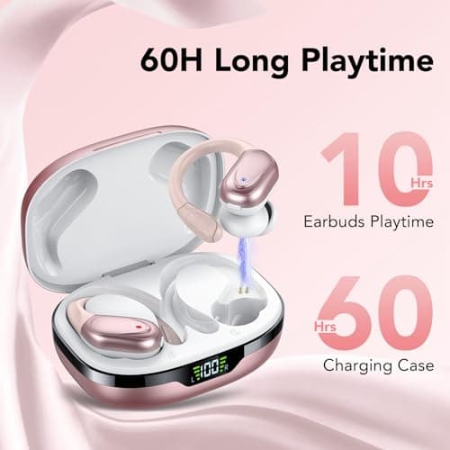 Detalle 1 de CASCHO Auriculares Bluetooth 5.3 60H