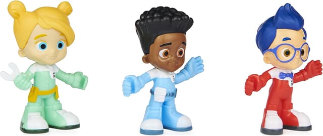 Detalle de Mighty Express — lot de 3 figurines pour enfants (avec piste et barrière), à partir de 3 ans